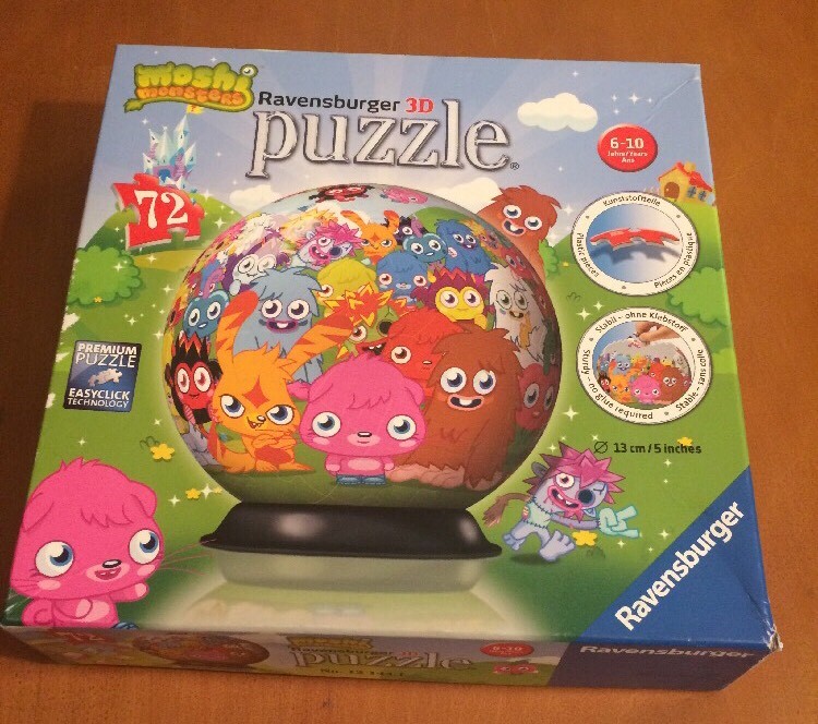 Ravensburger Moshi Monsters 3D Puzzle 72 Piece Puzzle