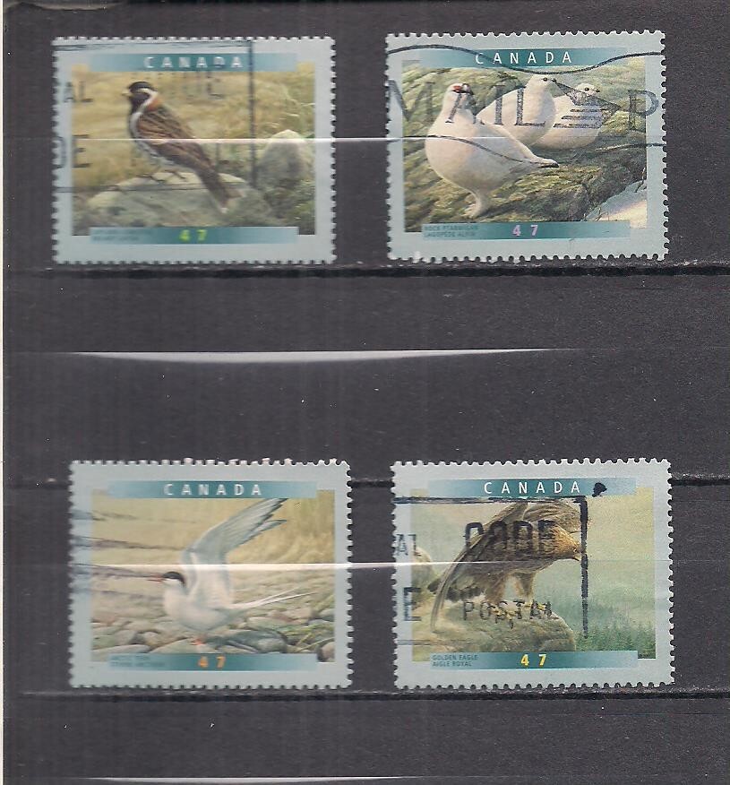 Canada #1886-9 used birds