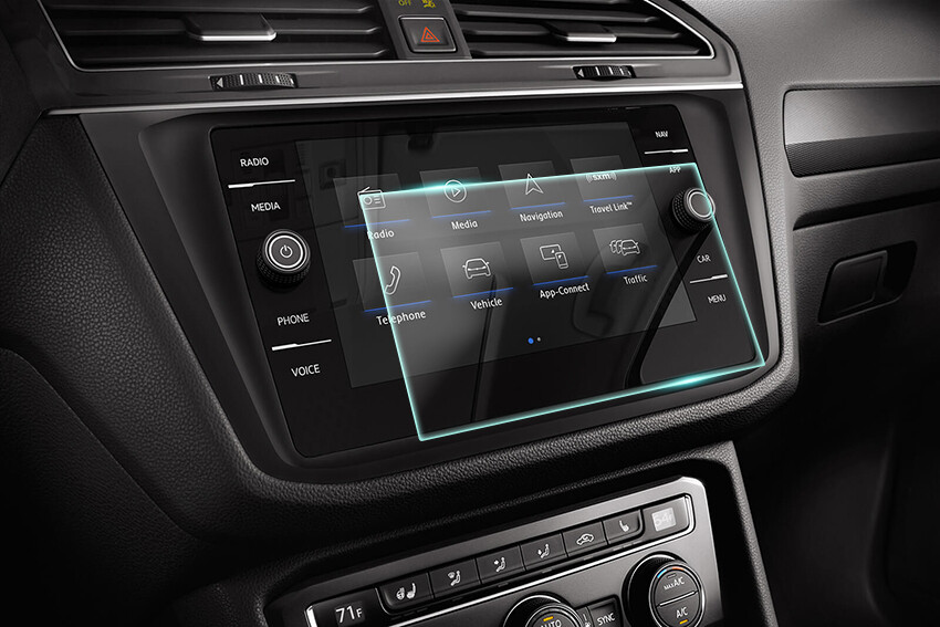 Crystal Clear Screen Protector for 2018 Volkswagen Tiguan 6.5in Navigation