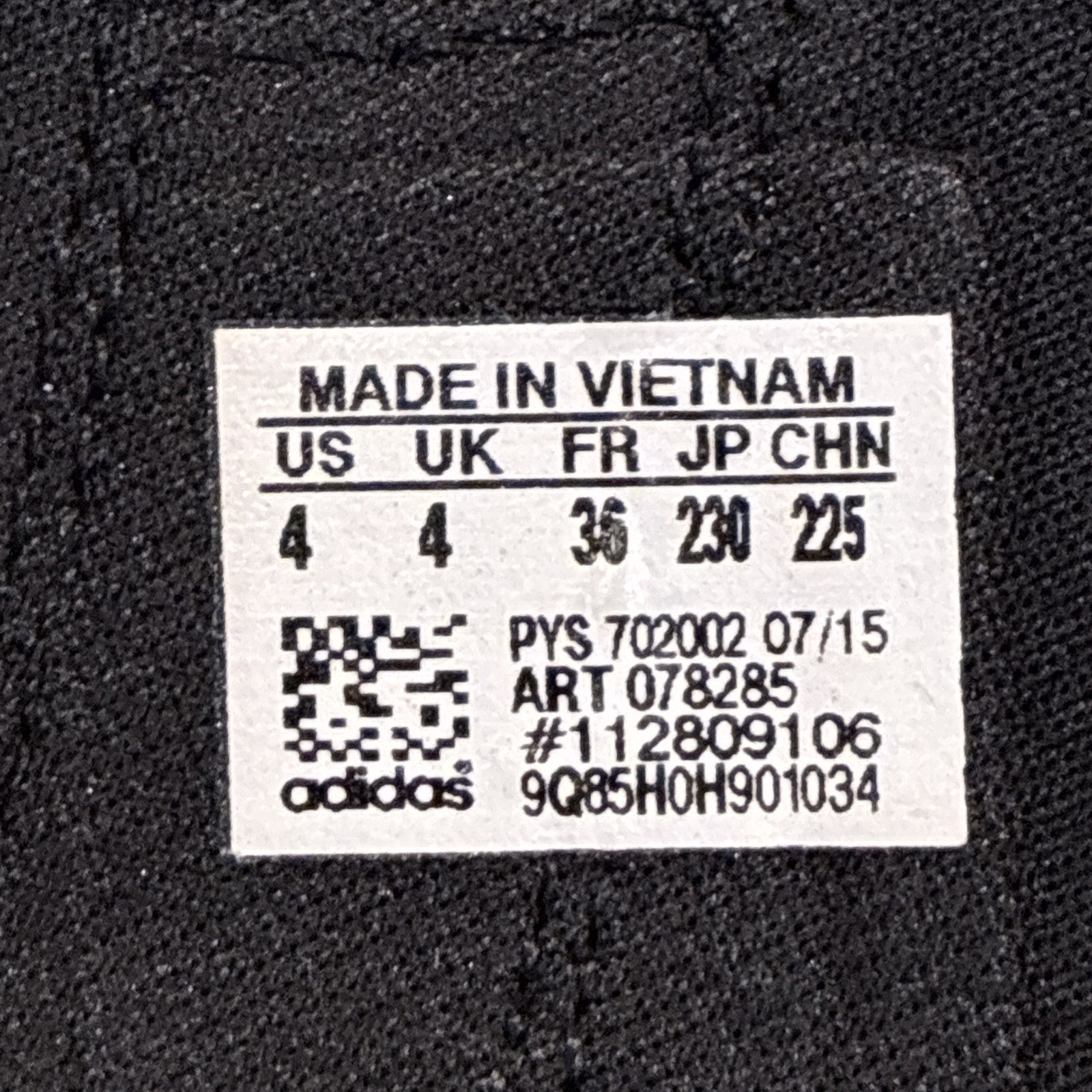 Adidas Youth Adissage Slides Sandal Black/White/Black Boys Size 4