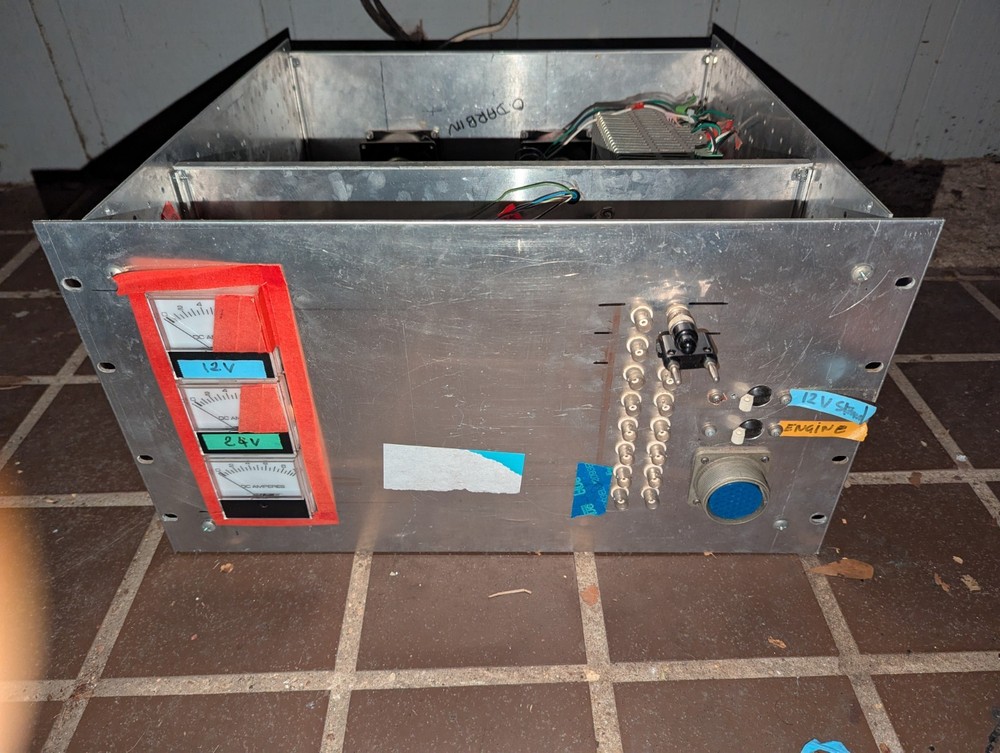 *For Parts* Custom Rackmount Power Supply Amplifier Control Panel Unit