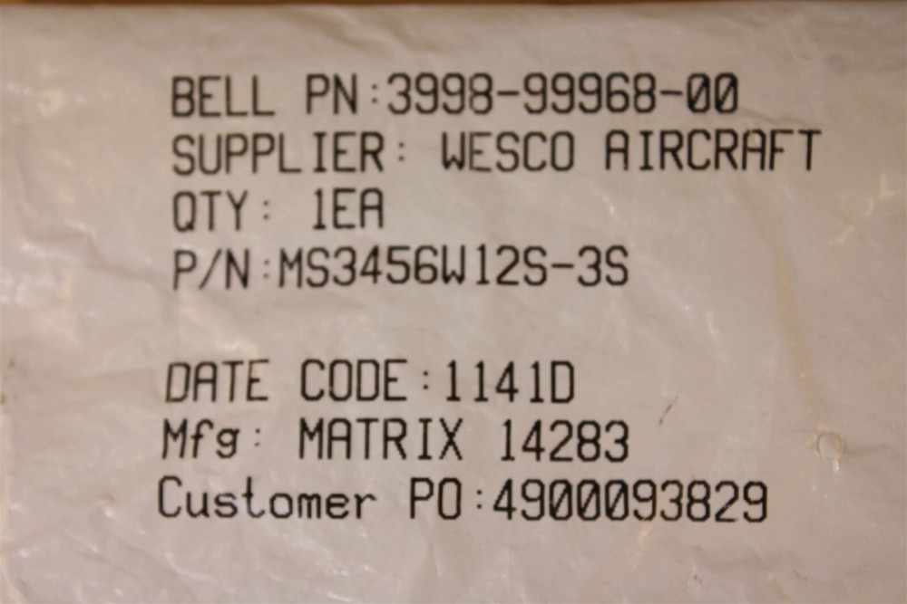 MS3456W12S-3S Circular Mil Spec Connector, 2 Position