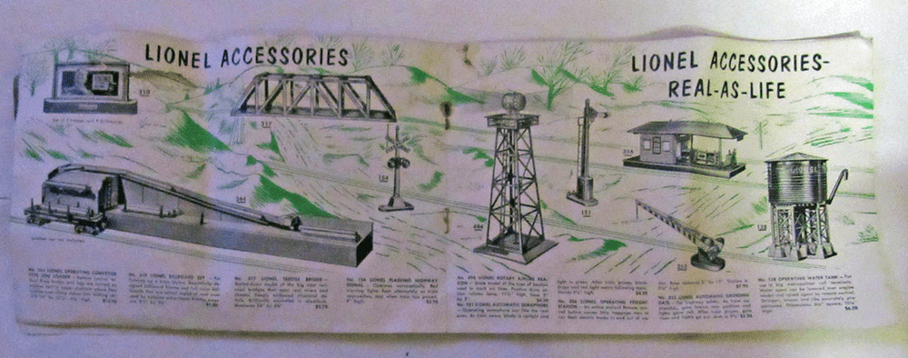 1954 LIONEL TRAIN CATALOG