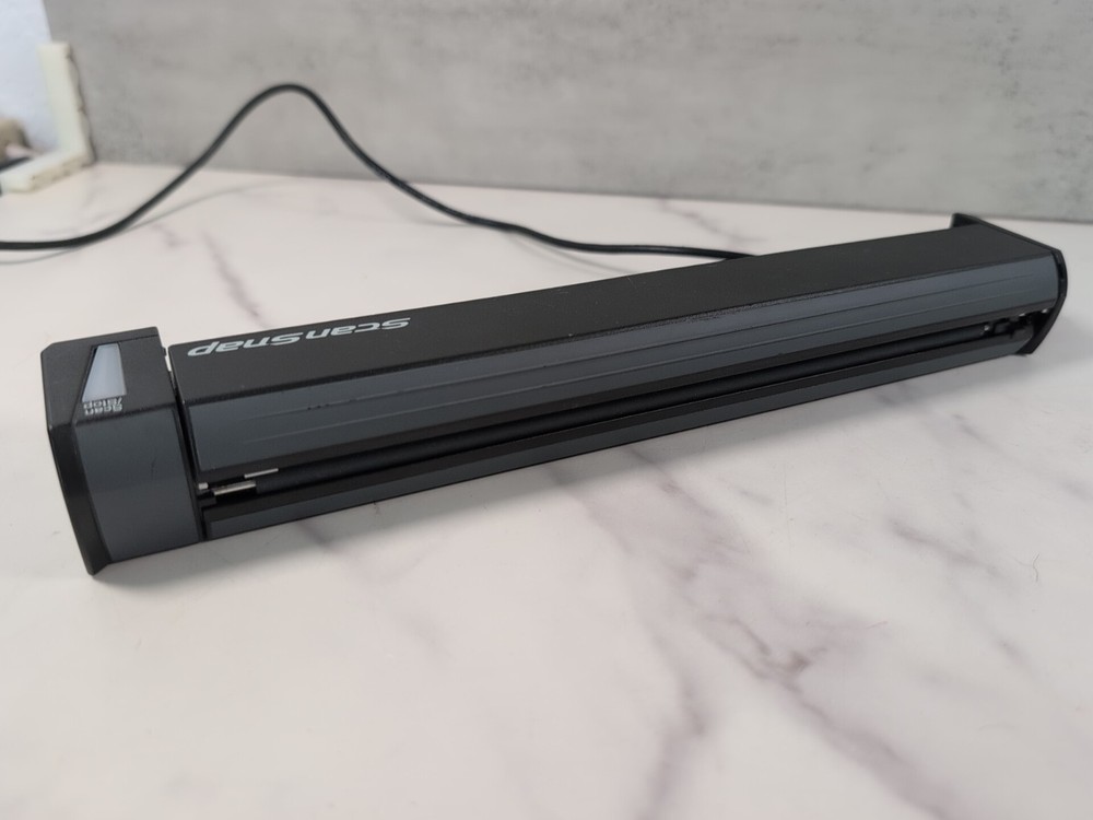 Fujitsu ScanSnap S1100 Portable Document Scanner & USB Cable Tested