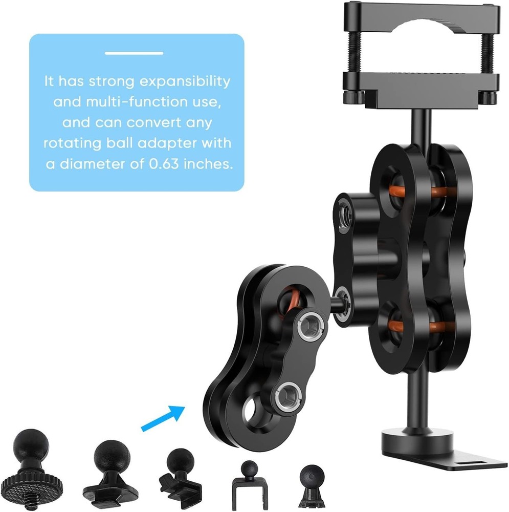 Adjustable Rearview Mirror Mount