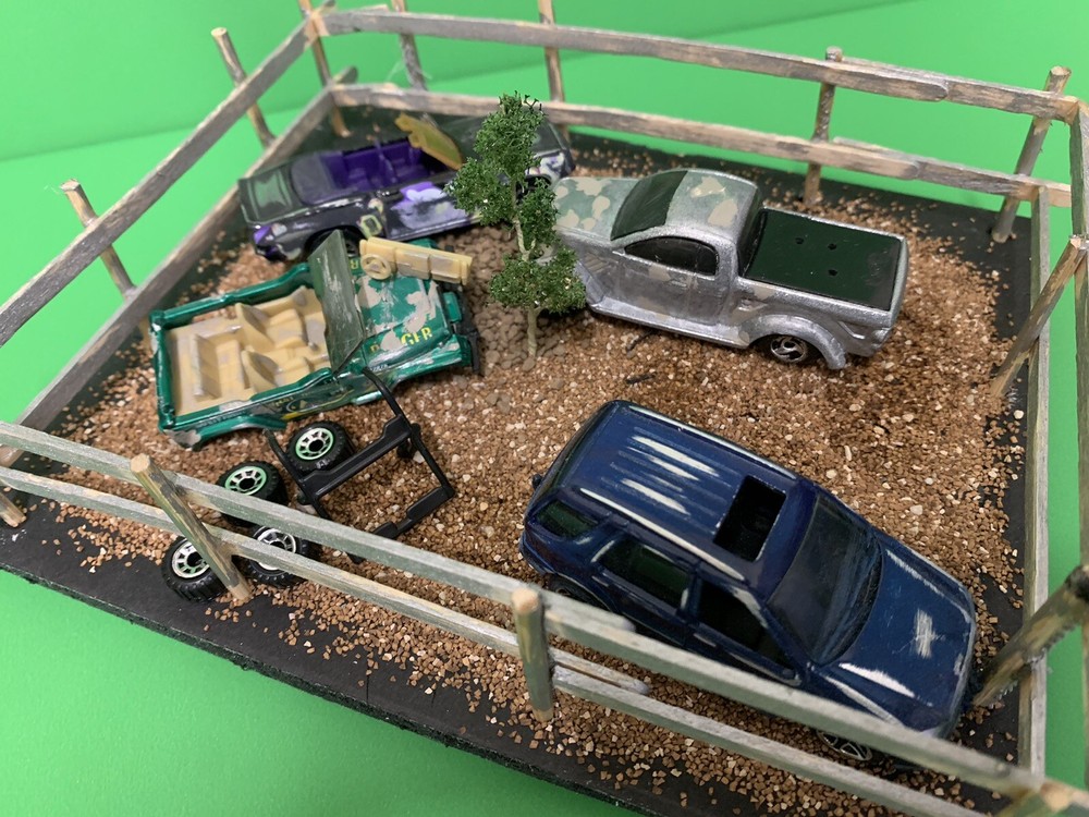 Built from Scratch 1/64 Scale Art Diorama – “Lone Tree Grave Yard”