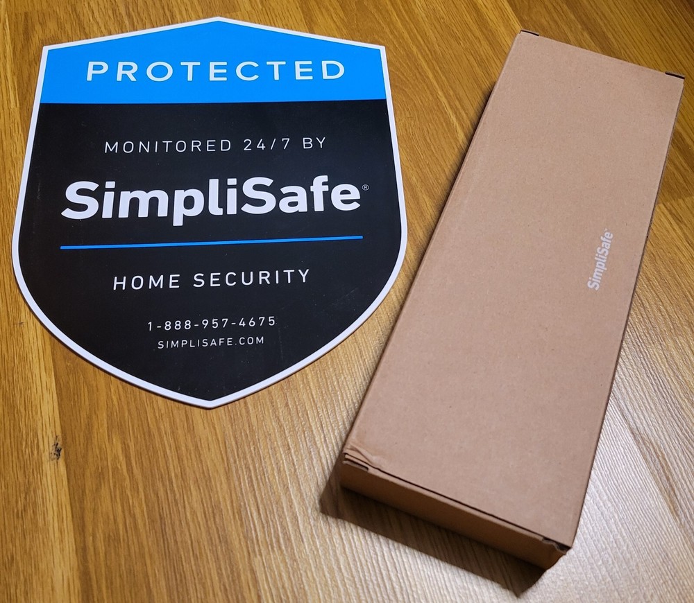 Simplisafe Yard Sign w/ Stake