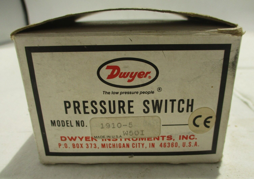 NEW DWYER 19105 PRESSURE SWITCH