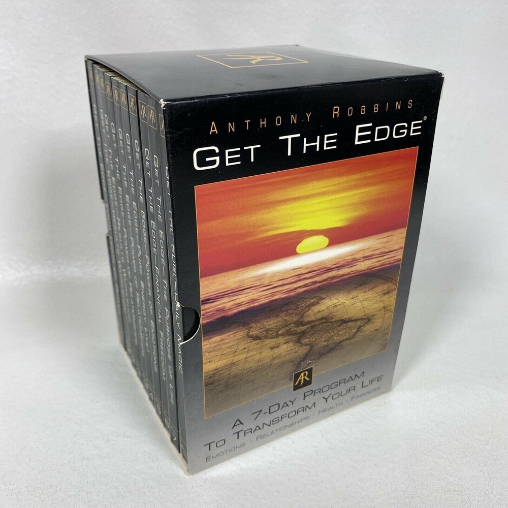 Anthony Robbins GET THE EDGE Audio CD Set 7-Day Program to Transform Your Life