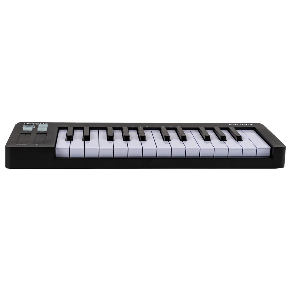 Arturia MicroLab mk3 Black MIDI Recording Controller w Headphones Pack