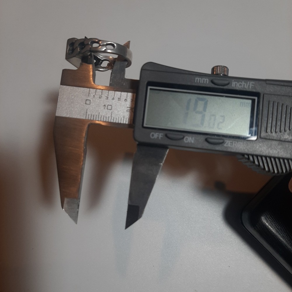 KISS Logo Ring Sterling Silver