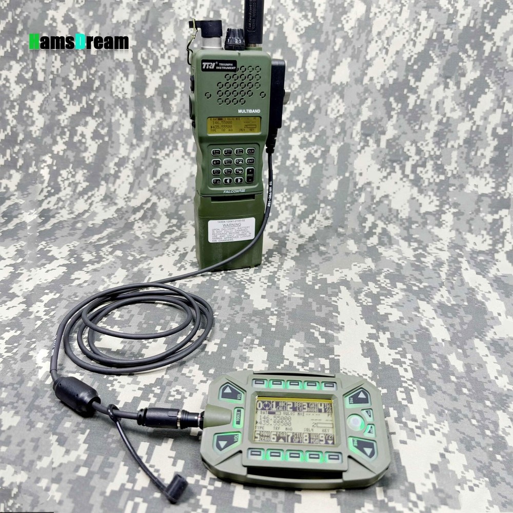 Handheld Tactical Walkie Talkie with Keypad Display Unit KDU Controller