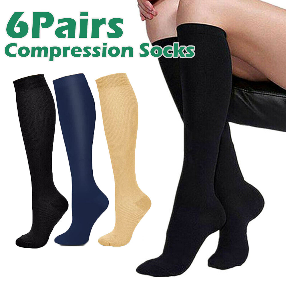 Pain Relief Support Soothe 3Pairs Neuropathy Compression Ankle Compression Socks
