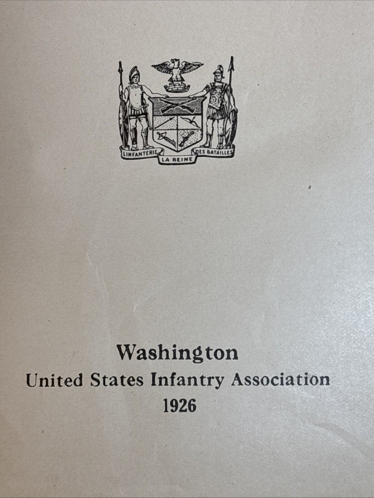 Basic Military Training ROTC 1926 Book