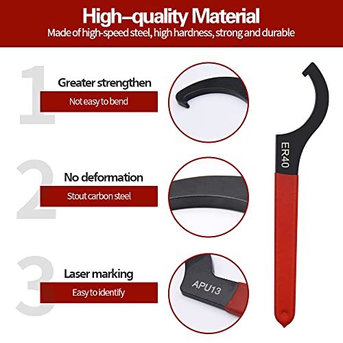 Coilover Spanner Wrench Set 4/6/10Pcs Coilover Wrench C-Shape Spanner Wrench