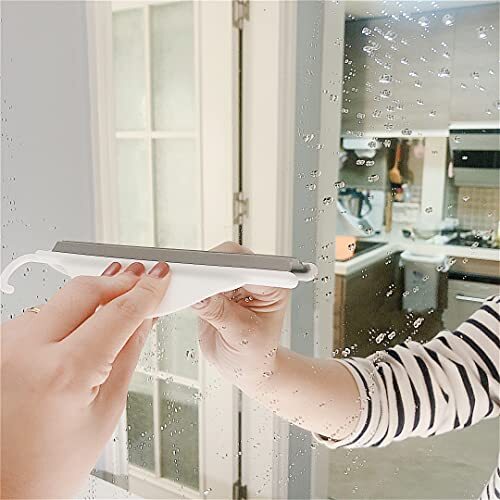 Shower Squeegee for Shower Glass Doors, Bathroom - Multifunctional Window Squeeg
