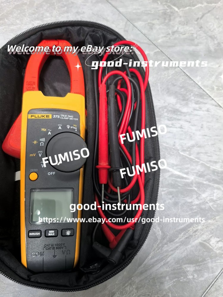 Fluke 375 600A 1000V Digital Clamp Meter*go