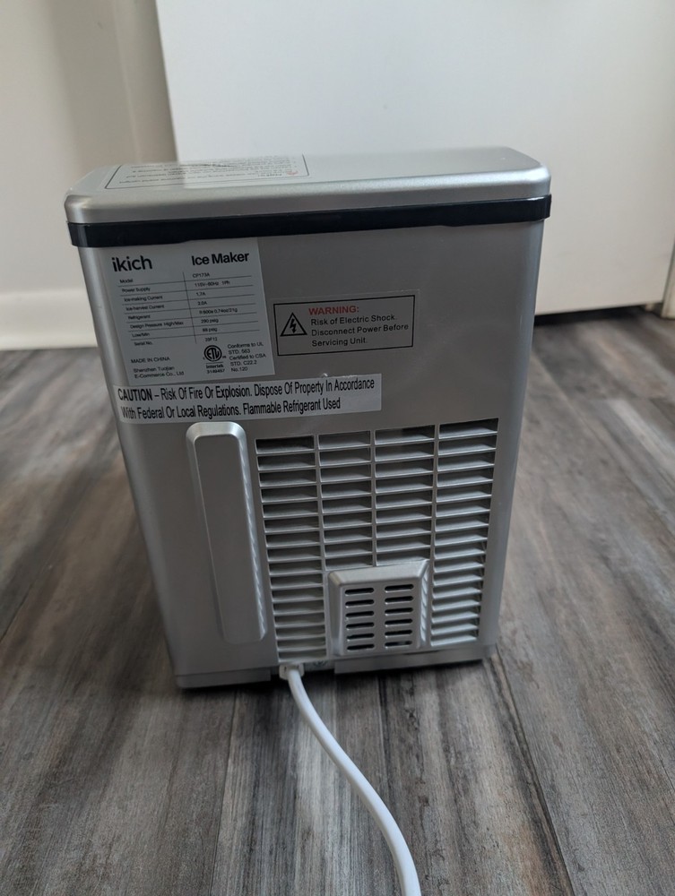 IKICH Quick Portable Ice Maker CP173A Silver - 26lbs