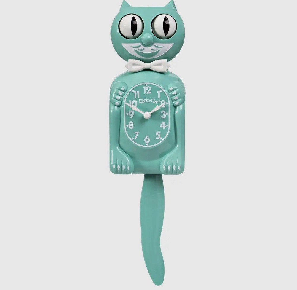 Kit Cat Clock Ocean Waves Tiger New In Box
