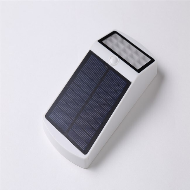 Solar Wall Lantern with LED Lighting and Motion Detection HF-
