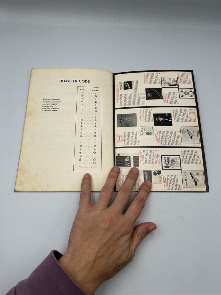 Harmonica Self Instruction 5 Minute Series Method Pamphlet