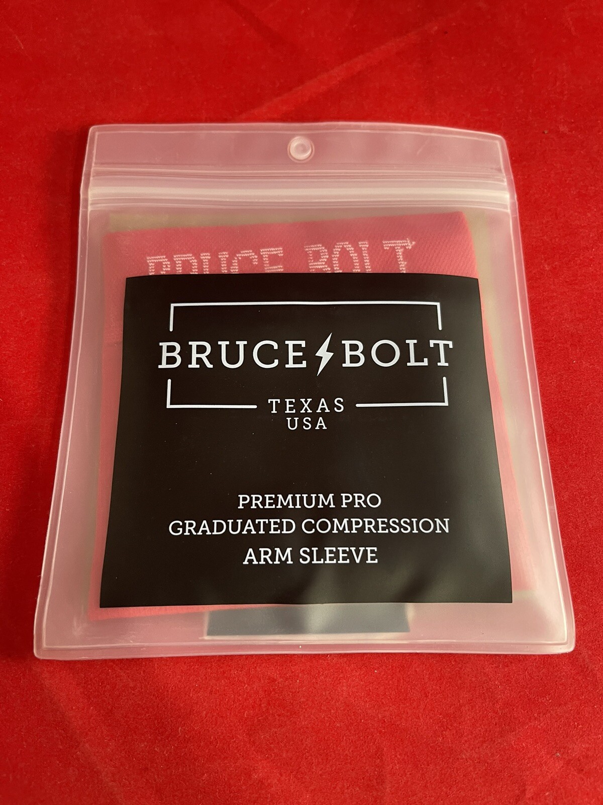 (1x) Bruce Bolt Baseball Arm Sleeve-Size: Adult (LG/XL) YOU PICK COLOR🔥🔥🔥