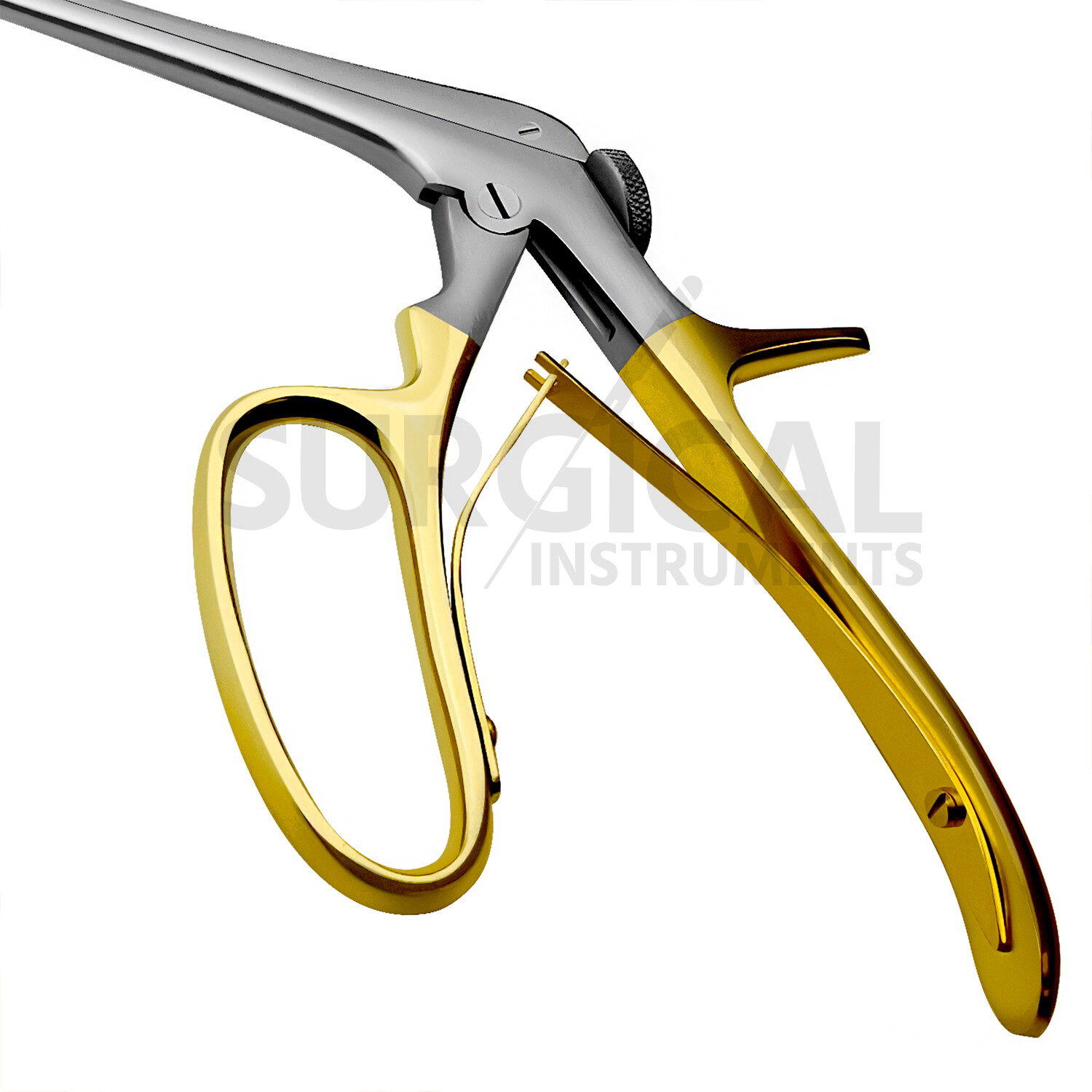 Tischler-Morgan Biopsy Forceps 3mmx7mm Bite 25cm Gold Handle Gynecology Surgical