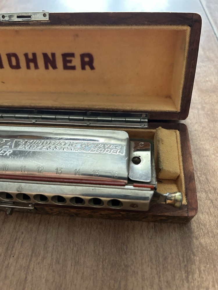 VTG M Hohner 64 Chromonica Chromatic Pro Model Harmonica w/ Case