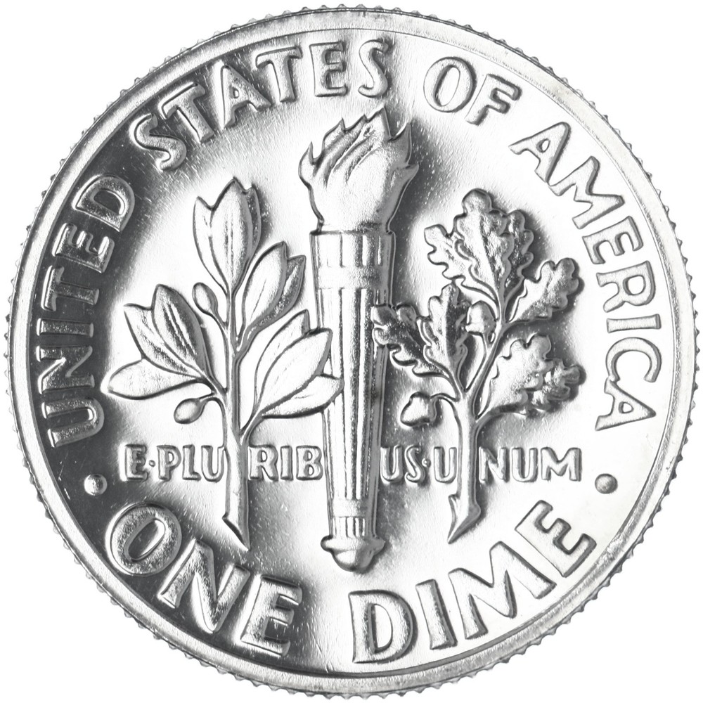 1972 S Roosevelt Dime Gem Proof CN-Clad