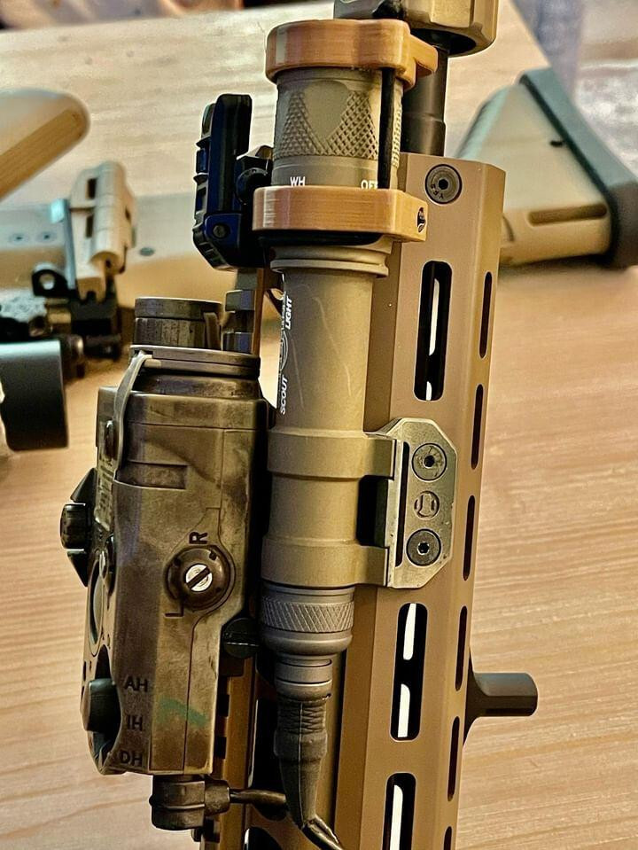 Light / Lens Cover with Tip Grip for Flashlights