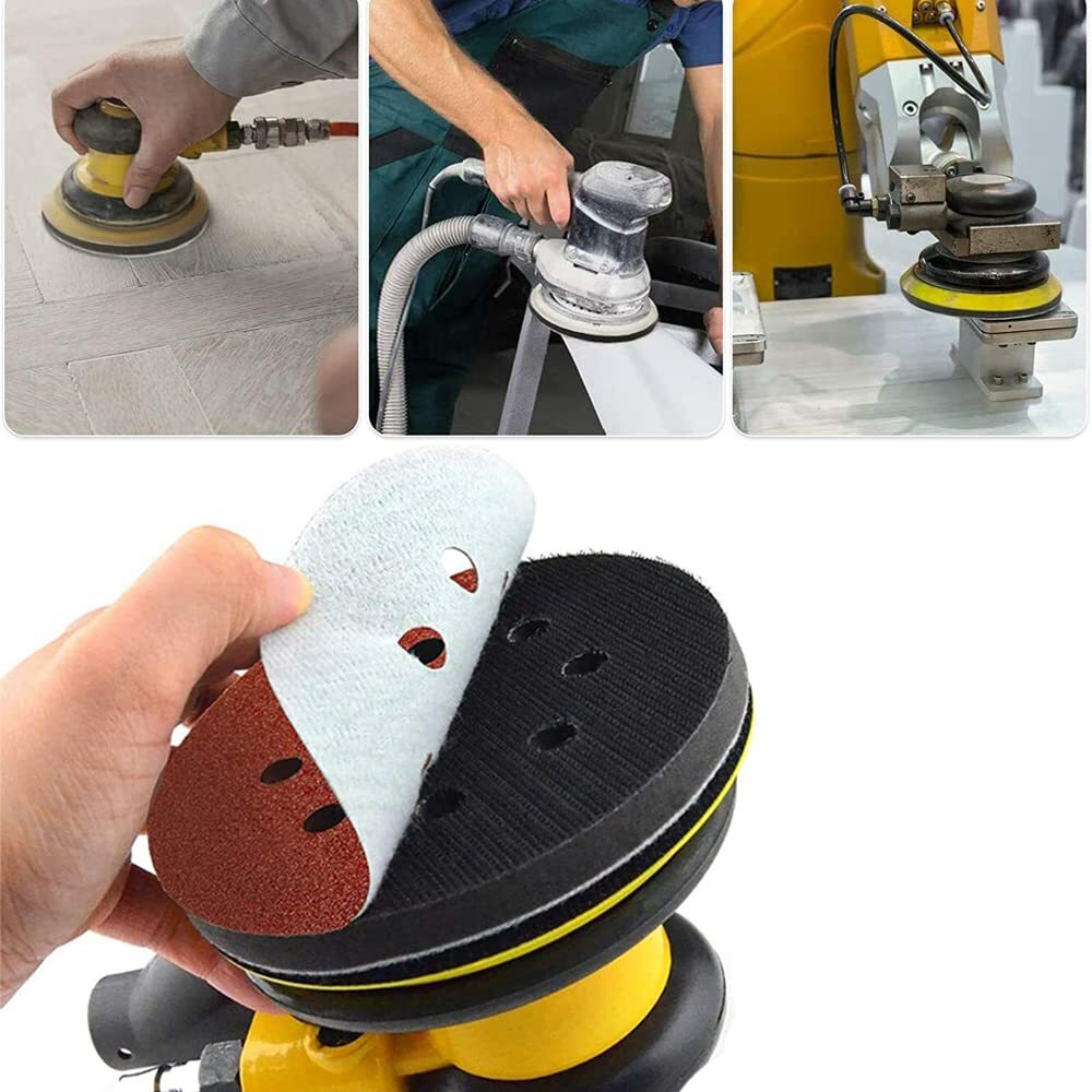 2Pcs 5 inch Hook Loop Soft Foam Interface Sanding Disc Sander Buffer Backing Pad