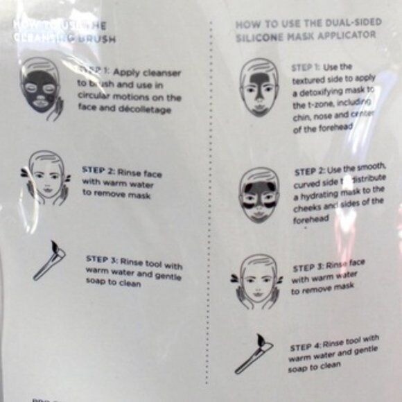 Cosmedix Cleansing Brush + Mask Applicator Set