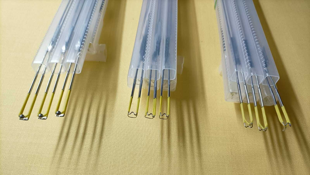 9pc Laparoscopic Urology Loop Electrodes Double Stem Working Element Bipolar