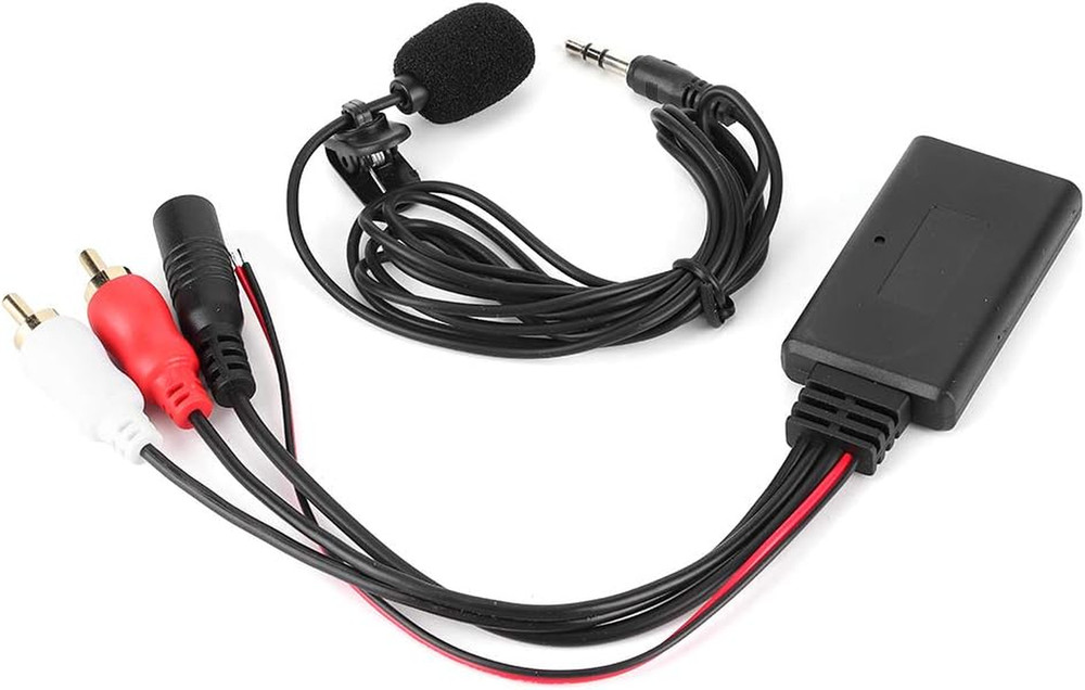 Bluetooth AUX Module 2 Cable Adapter with Hands- Microphone 12V