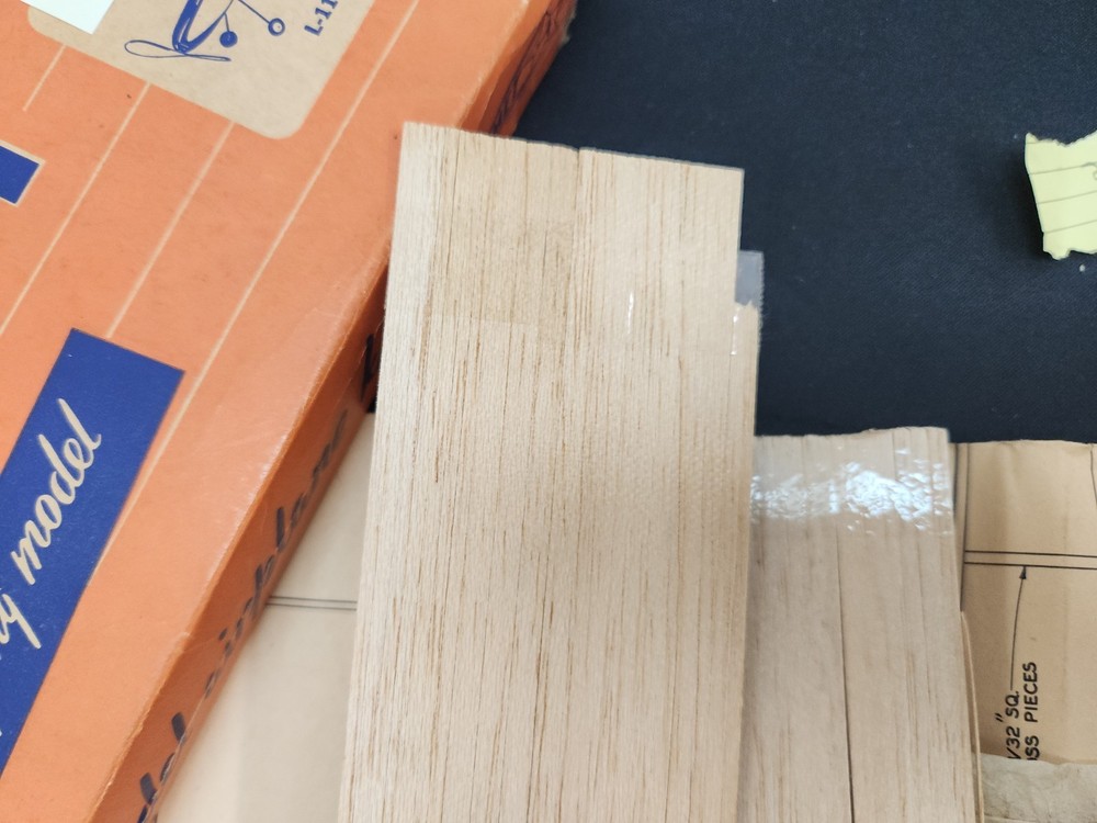 Vintage Balsa model plane kit Comet Stratus L-11