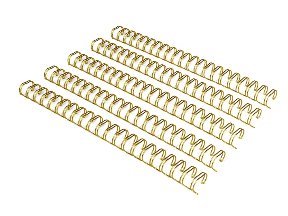Double Loop Binding Wire Spines, 1 Inch, 2:1 Pitch Binding Wires Capacity 240...