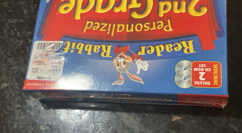 Reader Rabbit Deluxe 2 Cd Personalized 2nd Grade Reading Spelling Math Sealed