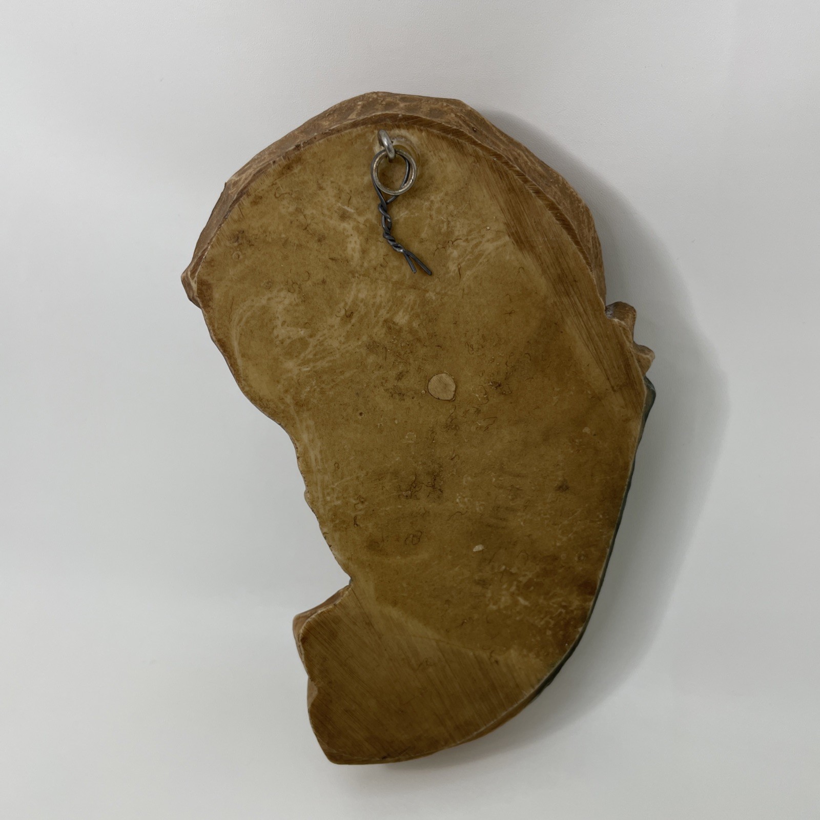 Mary & Baby Jesus Solid Resin Wall Plaque 7” Madonna Religious Decor Hand Painte