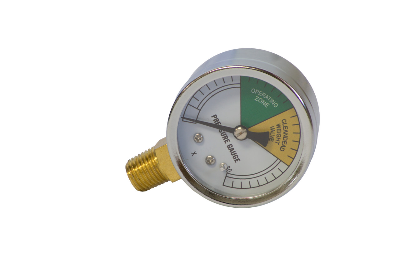 Pressure Gauge (0-30 PSI) 1/4" MPT for Henny Penny Fryers Replaces 16910