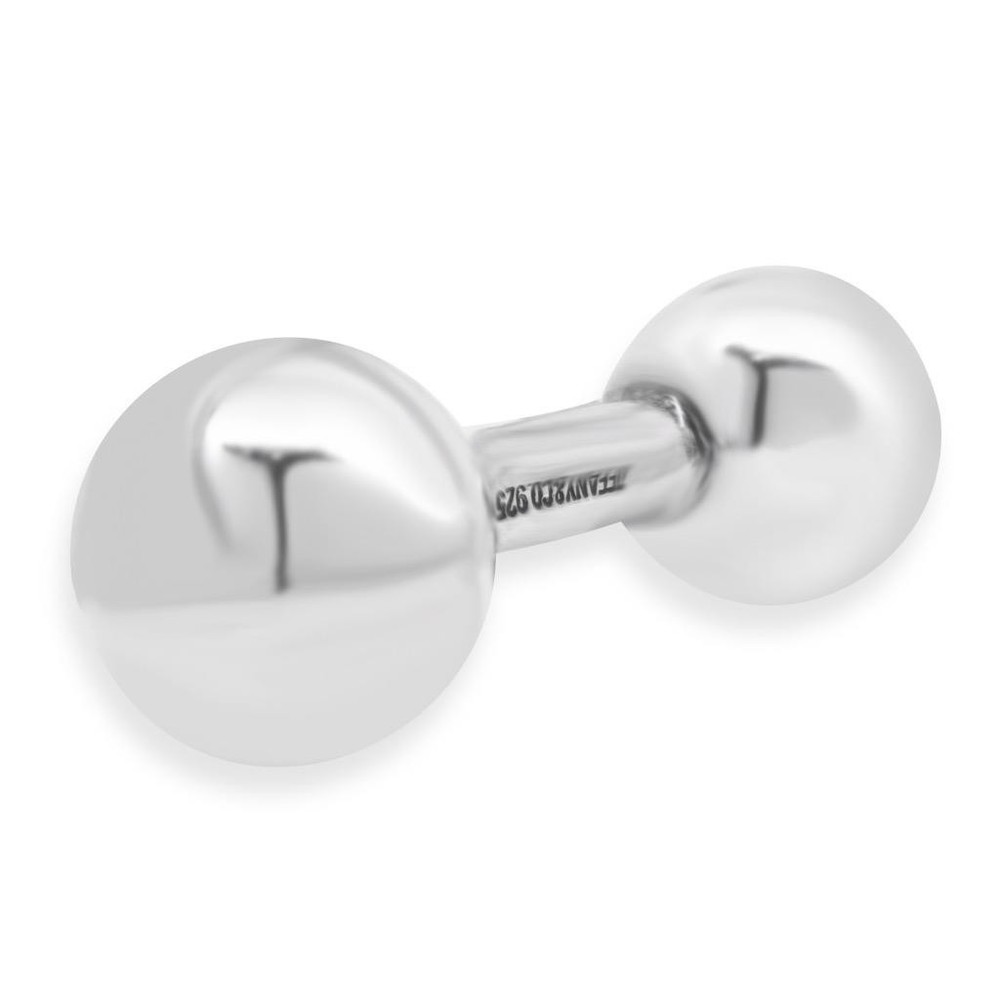 Tiffany & Co. Sterling Silver Barbell Cufflink