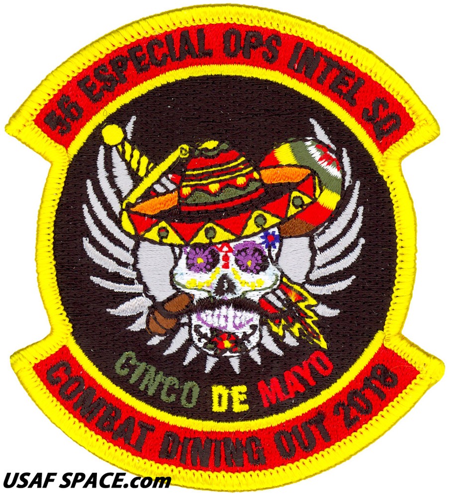 USAF 56TH SPECIAL OPERATIONS INTELLIGENCE SQUADRON - CINCO DE MAYO 2018 - PATCH