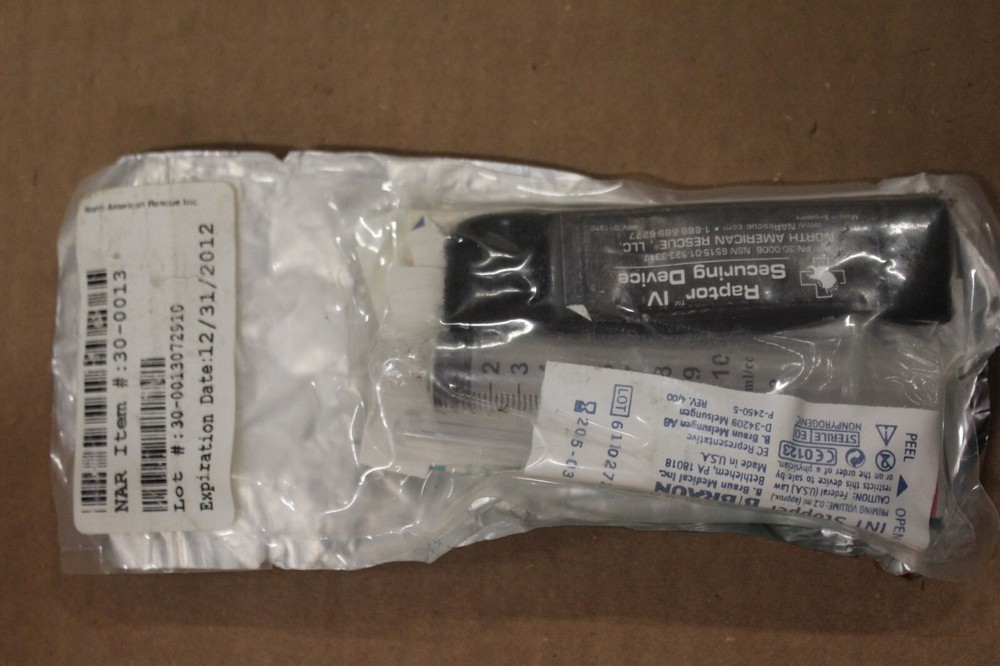 NAR IV Saline Lock Kit Expired #BINC84