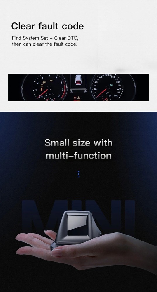 Head UP Display On-board Computer Oil Pressure Water Temp Speedometer Projectors