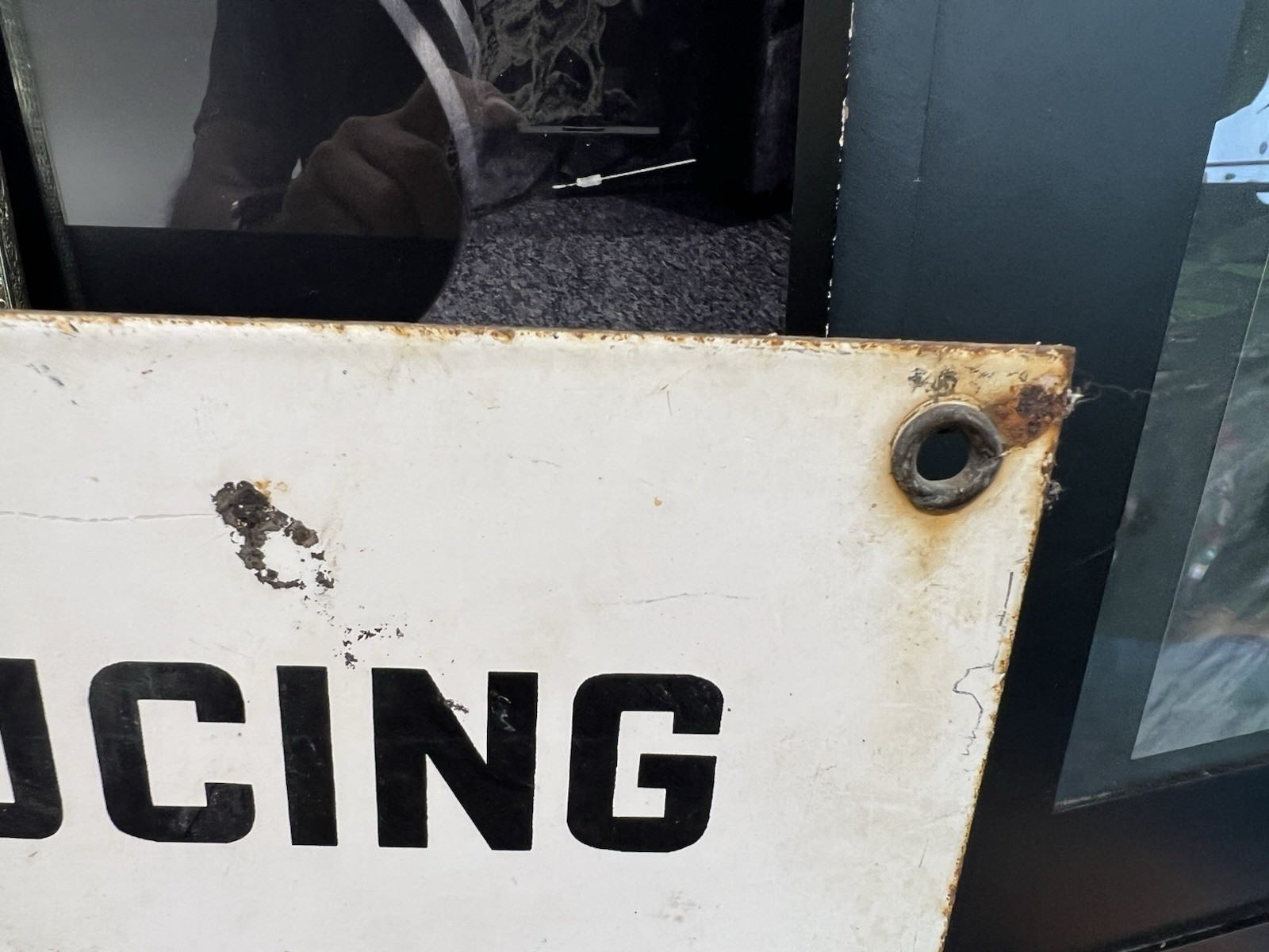 Texaco Oil Porcelain Enamel Metal Sign