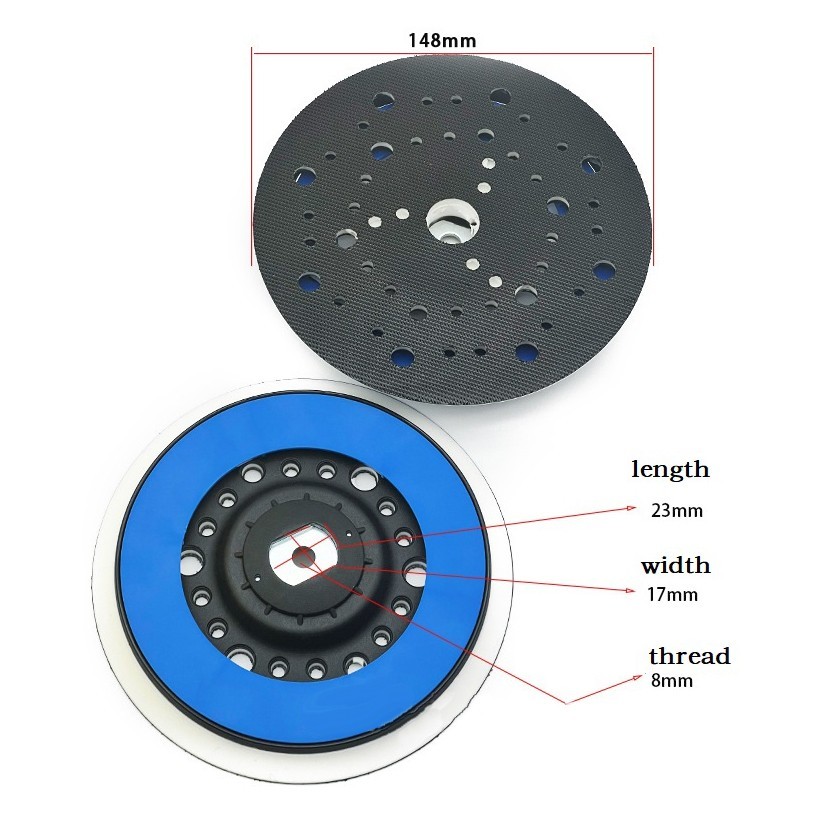 Improved Stability with 6inch Backing Pad for FLEX Electric Sandpaper Machine