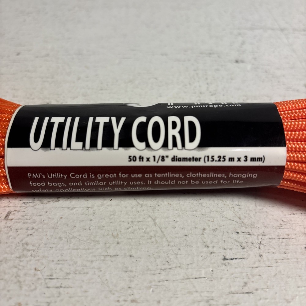 Pmi Utility cord 50’ x 1/8” diameter