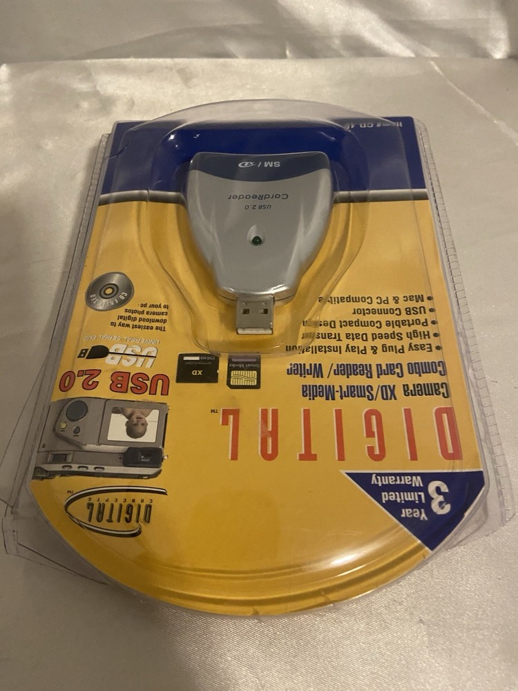 Quantaray Digital Camera Compact Flash Card Reader/Writer USB 2.0