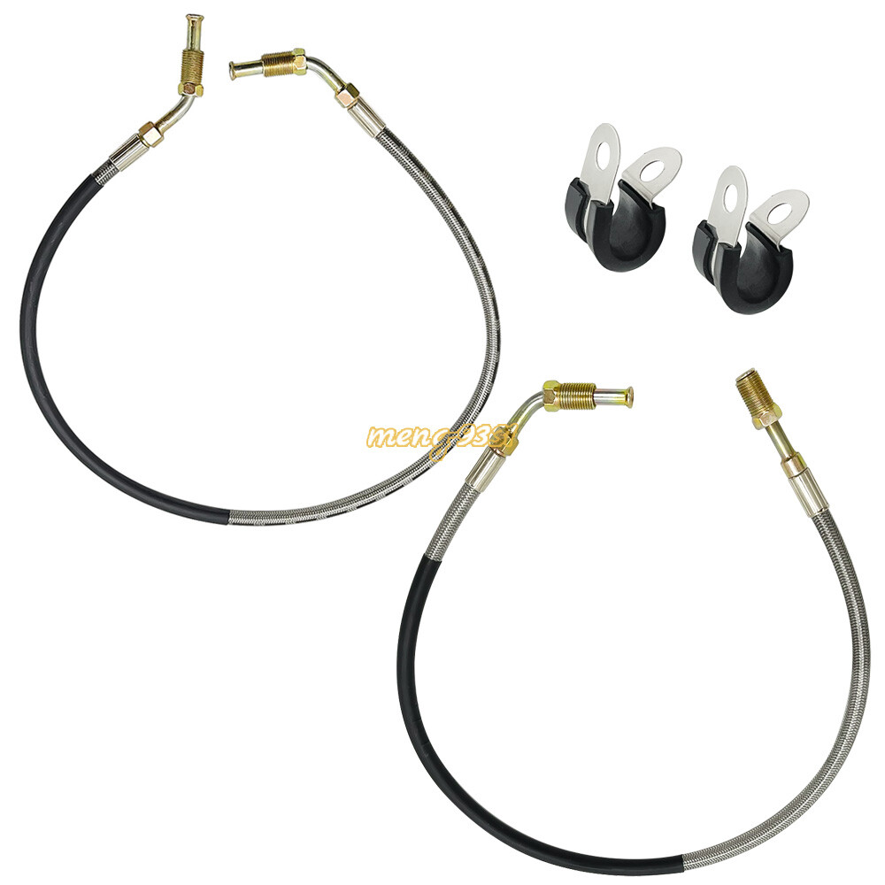 2 Front Brake Hose Line Left & Right for Polaris Sportsman 500 400 335 1993-2000