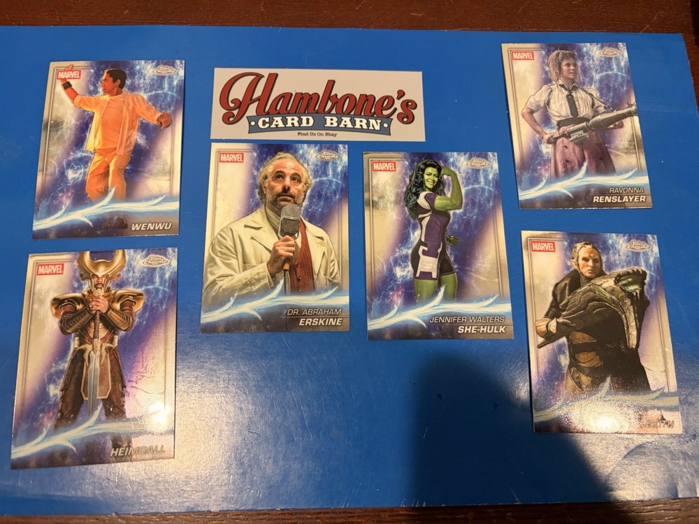 2025 Marvel Chrome 6 Card Lot