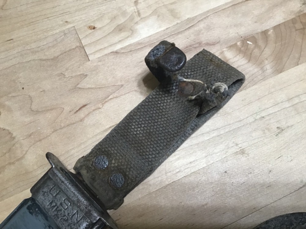 Vintage Camillus USN MK2 Fixed Blade Combat Knife